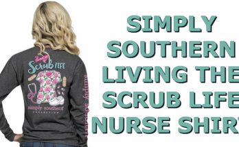 simply southern scrub life shirt