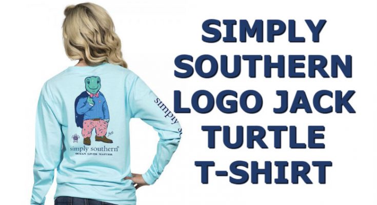 Simply Southern Logo Jack Turtle Shirt - Ocean Lives - Long Sleeve T-Shirt